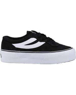 Superga 3041 Revolley Platform Trainer - Black