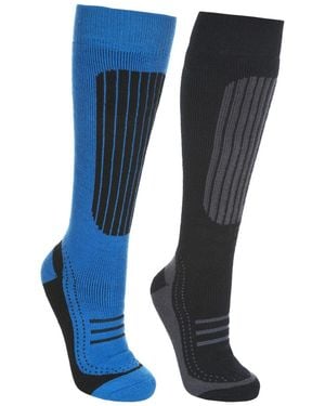 Trespass Ski Socks Langdon Ii Acrylic/Bright - Blue