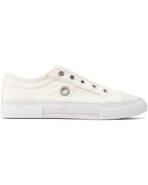 S.oliver S Oliver Canvas Slip-On Trainers - White