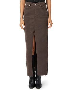 PAIGE Angela Maxi Skirt - Brown