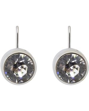 Guess Crystal Clip-On Earrings Stainless Steel Ubt01064 - Metallic