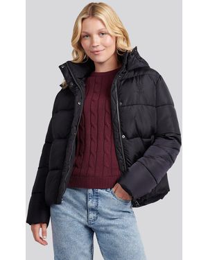 U.S. POLO ASSN. Sateen Puffer Jacket - Black