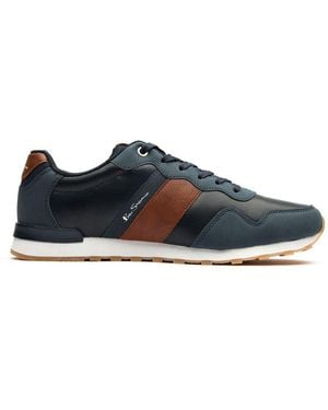 Ben Sherman Owen Retro Trainer - Blue