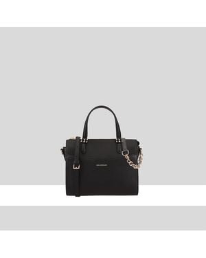 Paul Costelloe Harlan Leather Multi Way Bag - Black