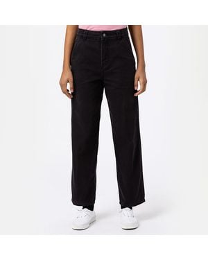 Dickies Stone Washed Duck Canvas Trousers - Black