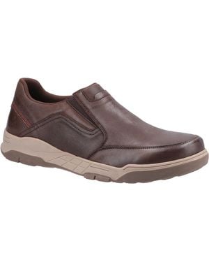 Hush Puppies Shoes Fletcher Mixed Coffee - Brown
