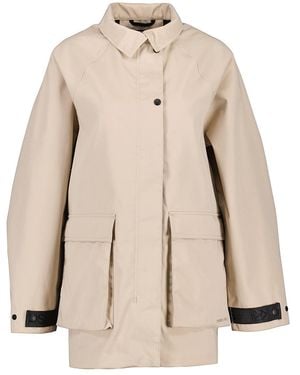 Didriksons Stone Torri Longline Jacket - Natural