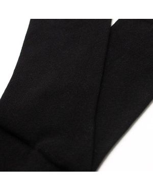 Jemsox Plain Style Comfort Top Cotton Socks - Black