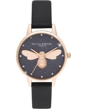Olivia Burton Ob16Fb13 Ladies Watch - Black