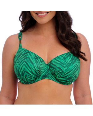 Fantasie Punta Mita Underwire Gathered Full Cup Bikini Top - Green