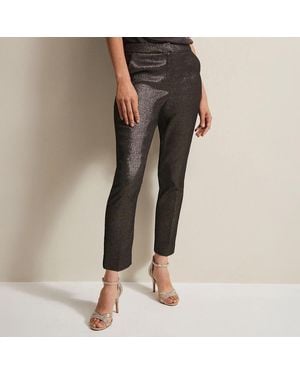 Phase Eight Ulrica Trouser Metallic - Black