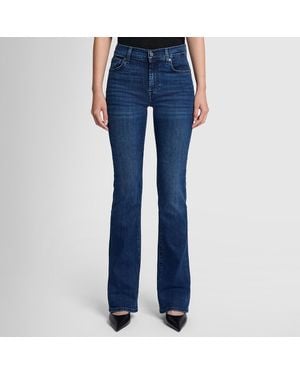 7 For All Mankind Sand Western Pointelle Cardigan - Blue