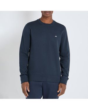 J.Lindeberg Logo Crew Neck Sweatshirt - Blue