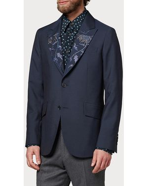 Paul Smith Wool Jacket - Blue