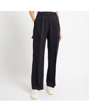 Replay Comfort Fit Cargo Trousers - Blue