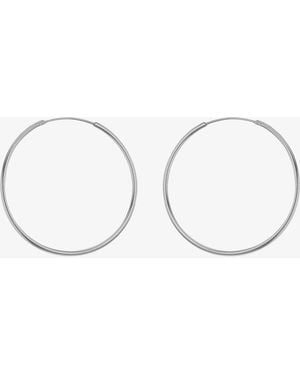 T.H.Baker Sterling 16Mm Sleeper Hoop Earrings 8.51.2479 - Brown