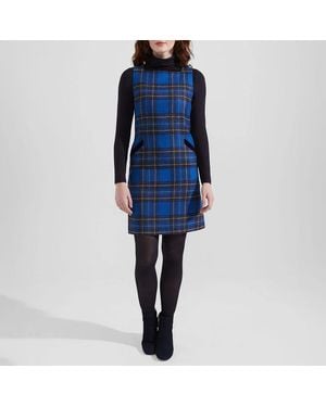 Hobbs Wool Maven Dress - Blue