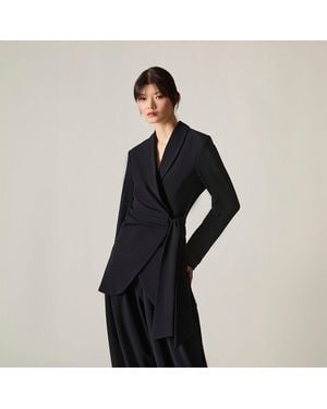 James Lakeland Side Sash Blazer - Black