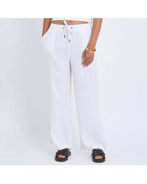 Reiss Drawstring Trousers - White