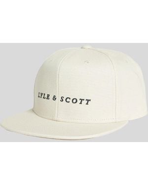 Lyle & Scott Script Logo Baseball Cap - Natural
