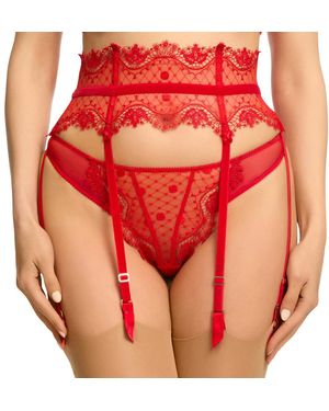 Dita Von Teese Flame Vedette Suspender - Red