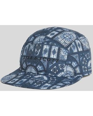 Lyle & Scott Stained Glass Print Baseball Cap - Blue