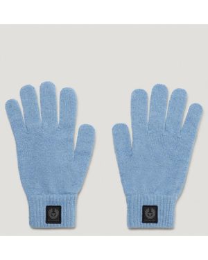 Belstaff Light Lambswool Dock Gloves - Blue