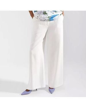 Hobbs Frederica Wide Leg Trousers - White