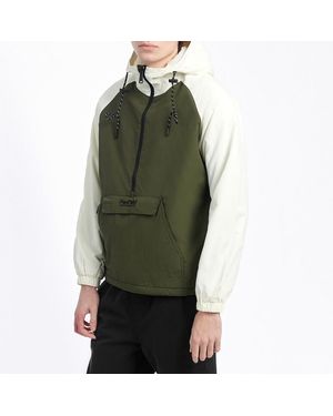 Penfield Khaki Hudson Script Windbreaker - Green