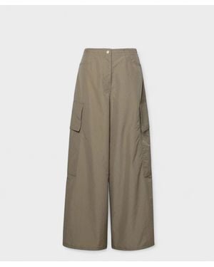 Palm Angels Parachute Trousers - Natural