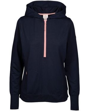 Trespass Hoodie Zia Polyester Cream Marl - Blue