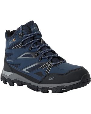 Regatta Walking Boots Holcombe Iii Mixed/Dark Steel - Blue