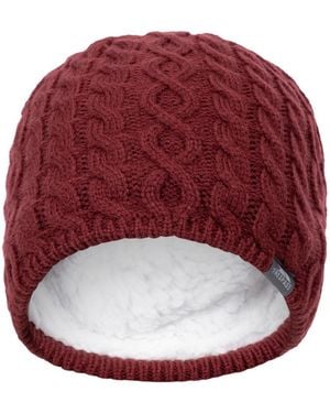 Trespass Beanie Kendra Acrylic Dark Cherry - Red