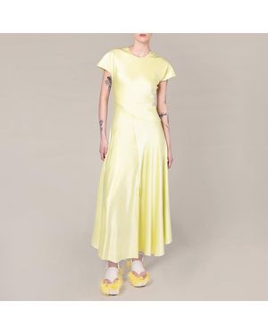 ROKSANDA Silk Blend Adriana Maxi Dress - Yellow