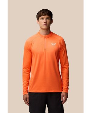Castore Adapt Training 1/4 Zip Top - Orange
