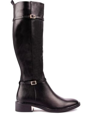 Sole Sister Chloe Riding Boots - Black
