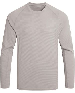 Craghoppers T-Shirt Recycled Polyester Parchment - Grey