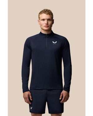 Castore Adapt Training 1/4 Zip Top - Blue