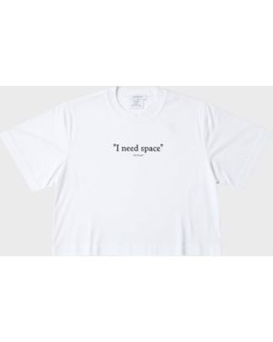 Off-White c/o Virgil Abloh Thick Need Space Crop Tee Cotton - White