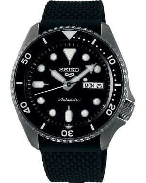 Seiko 5 Sports Srpd65K2 Dial Automatic Watch - Black