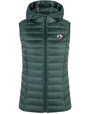 J.O.T.T Mali Down Hooded Gilet Plain - Green