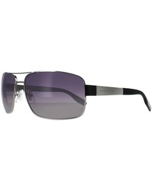 BOSS Sunglasses 0521 Ofr Wj Ruthenium Gradient Polarized - Blue