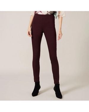 Phase Eight Burgundy Amina Cotton Blend Jegging - Red