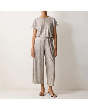 Jigsaw Metallic Palazzo Trousers