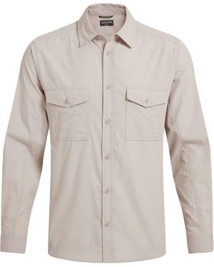 Craghoppers Shirt Kiwi Ii Recycled Polyester Oatmeal - Grey