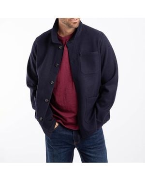 Weird Fish Coburn Chore Shacket - Blue