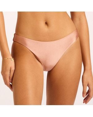 Seafolly Hipster Bikini Bottoms - Brown