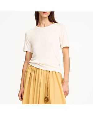 By Malene Birger Cream Alezia T-Shirt - White