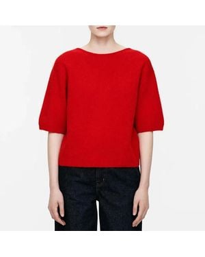ARKET Alpaca Wool Blend Top - Red