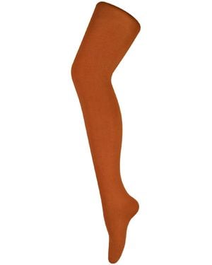 Sock Snob Potters Clay 1 Pack Ladies 80 Den Opaque Coloured Soft Winter Fashion Tights - Brown